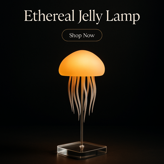 Ethereal Jelly Lamp™️|JELLYFISH LAMP| RGB | MOVABLE TANTACLES