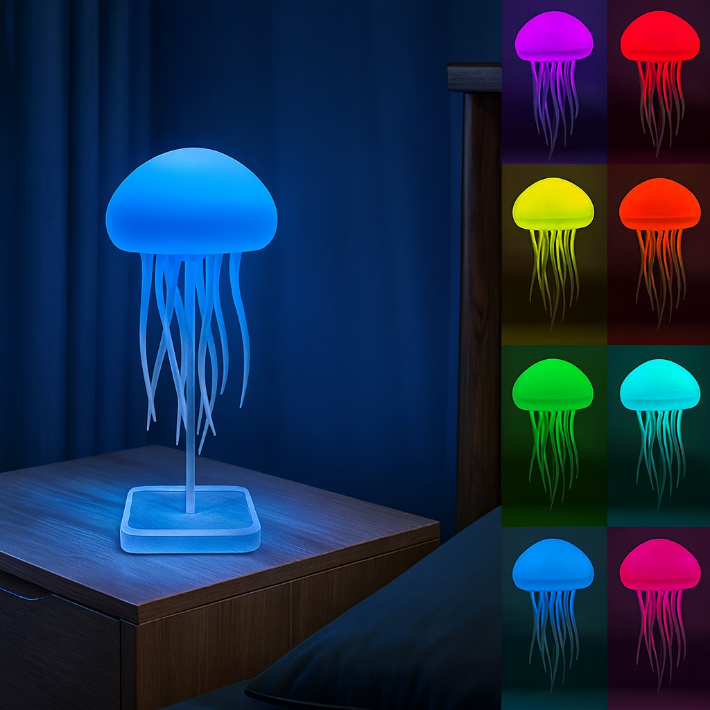 Ethereal Jelly Lamp JELLYFISH LAMP| RGB | MOVABLE TANTACLES