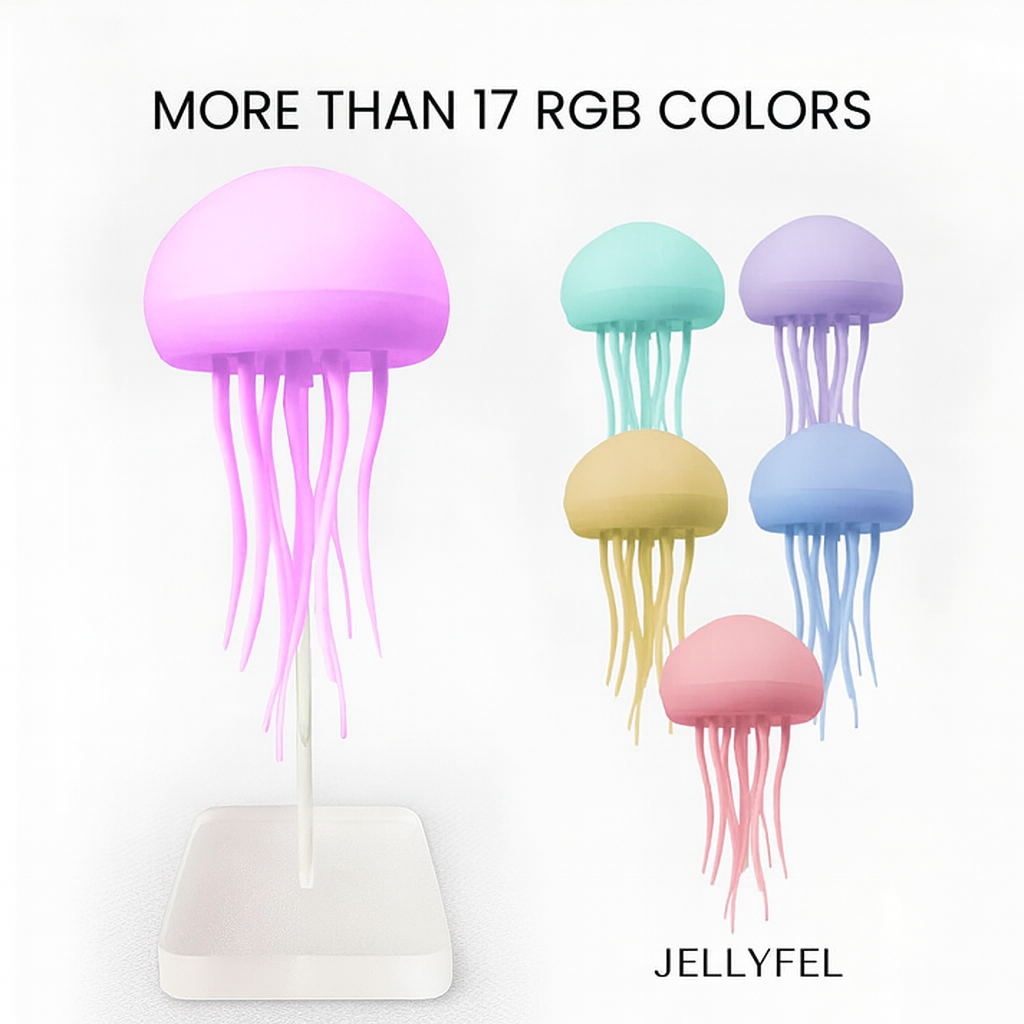 Ethereal Jelly Lamp JELLYFISH LAMP| RGB | MOVABLE TANTACLES