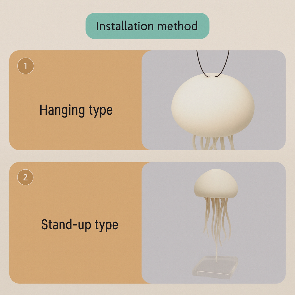 Ethereal Jelly Lamp JELLYFISH LAMP| RGB | MOVABLE TANTACLES