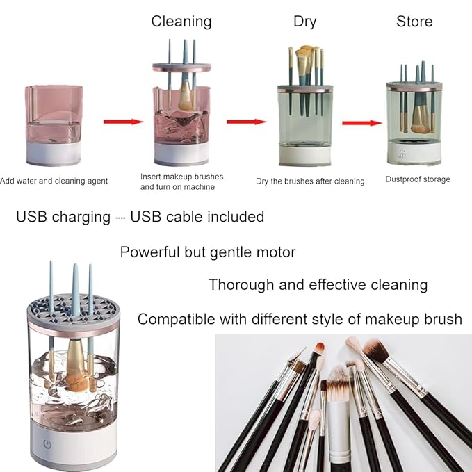 Electric Makeup Brush Cleaner| Hevenlyclean
