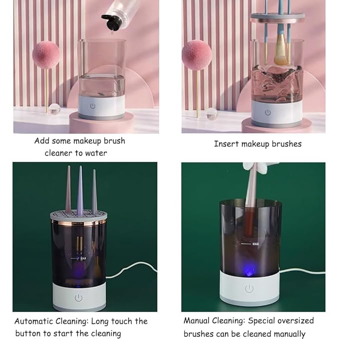 Electric Makeup Brush Cleaner| Hevenlyclean