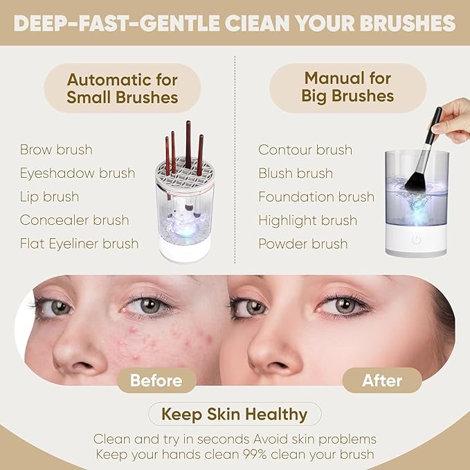 Electric Makeup Brush Cleaner| Hevenlyclean