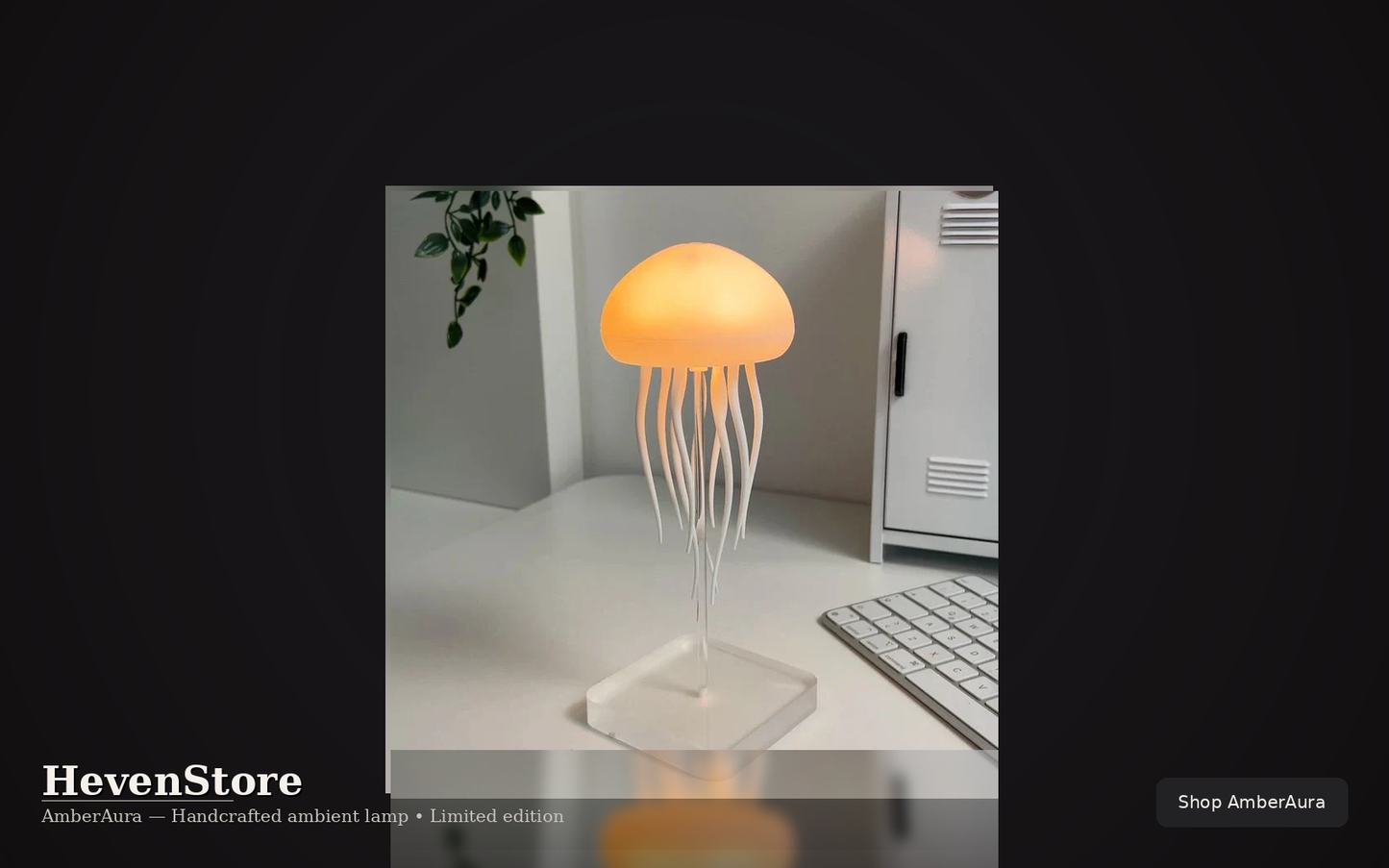 Ethereal Jelly Lamp JELLYFISH LAMP| RGB | MOVABLE TANTACLES