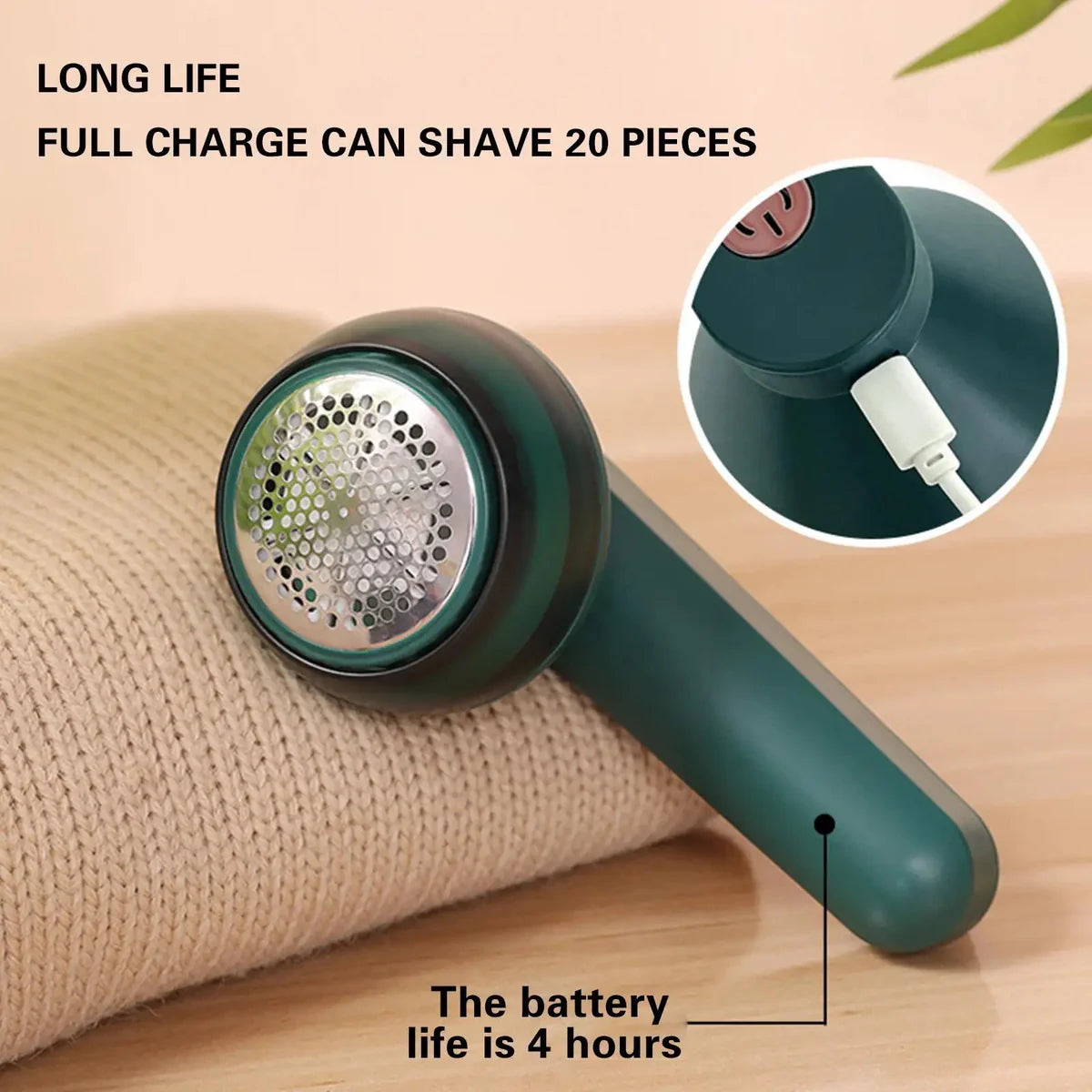 Lint Go |Rechargeable Electric Lint Remover for Home Use